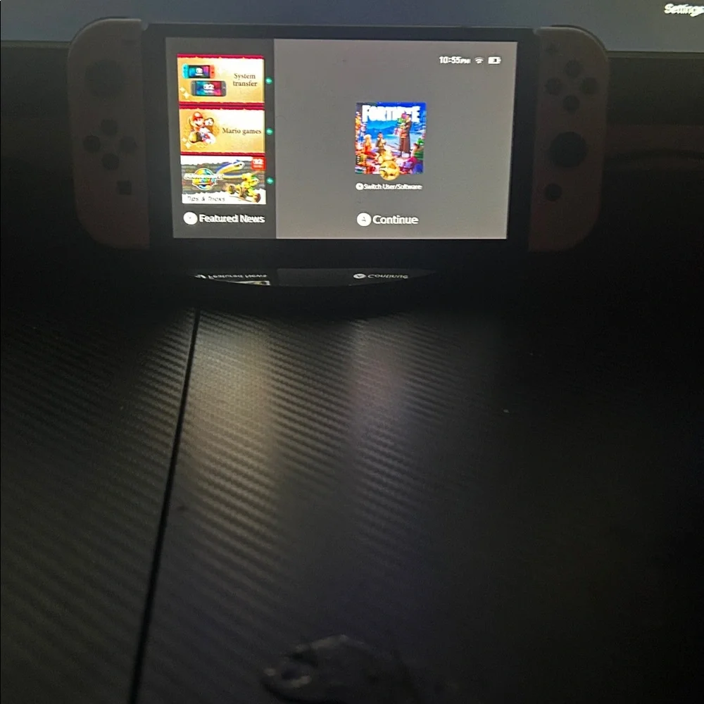 Nintendo Switch Handheld Console - Black and White